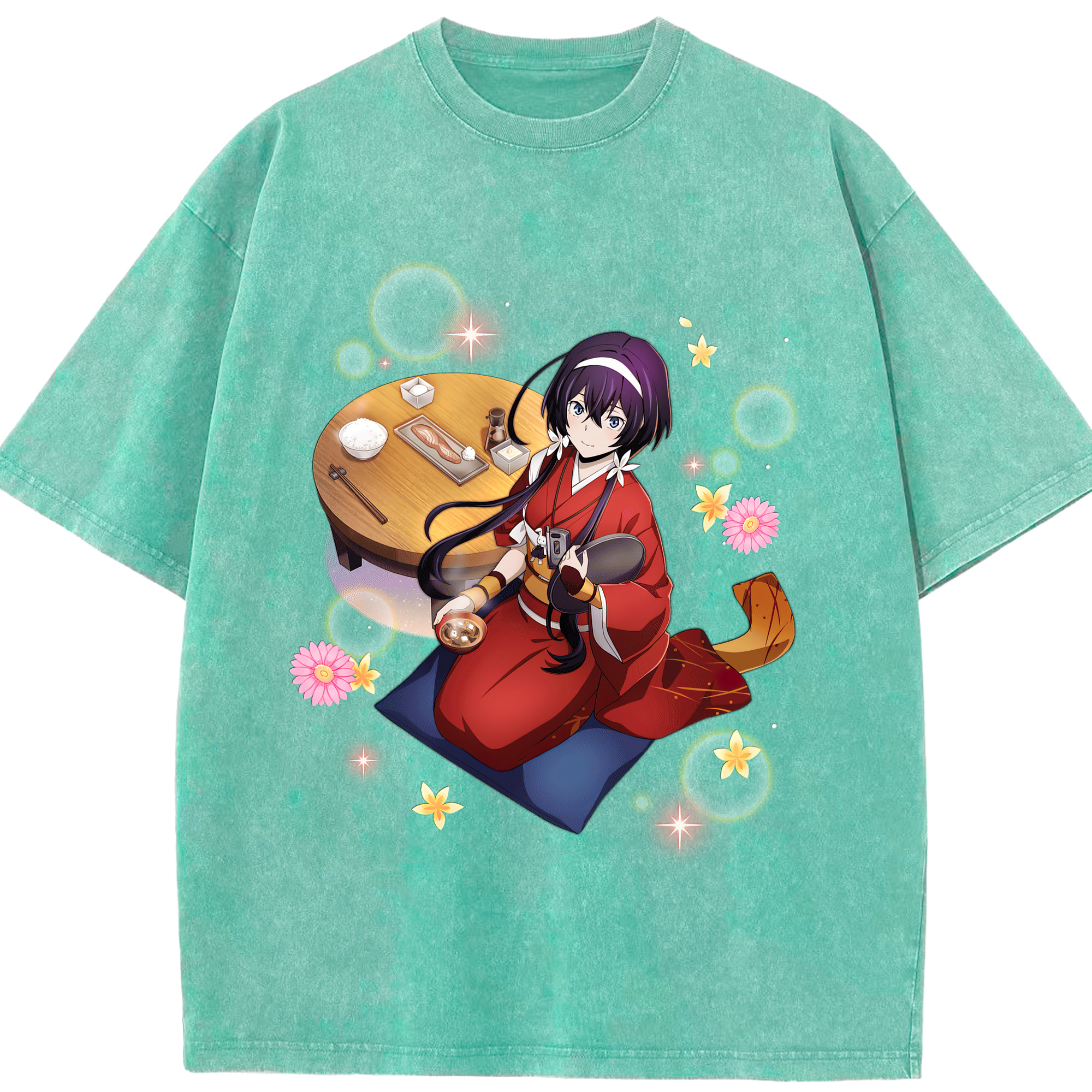 （画像用） 文豪ストレイドッグス Bungo Stray Dogs 綿100% ヴィンテージ風 半袖Tシャツ（フロントプリント）